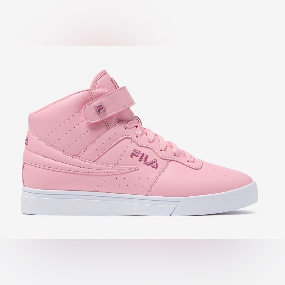 Ladies Fila CORAL BLUSH/WHITE/HEATHER ROSE SZ 9